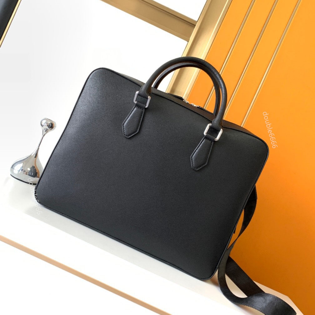 Top Quality Designer Business Men's Briefcase Genuine Leather Large Capacity Shoulder Bag Travel bag Wallet Handbags Messenger bag work bag doc