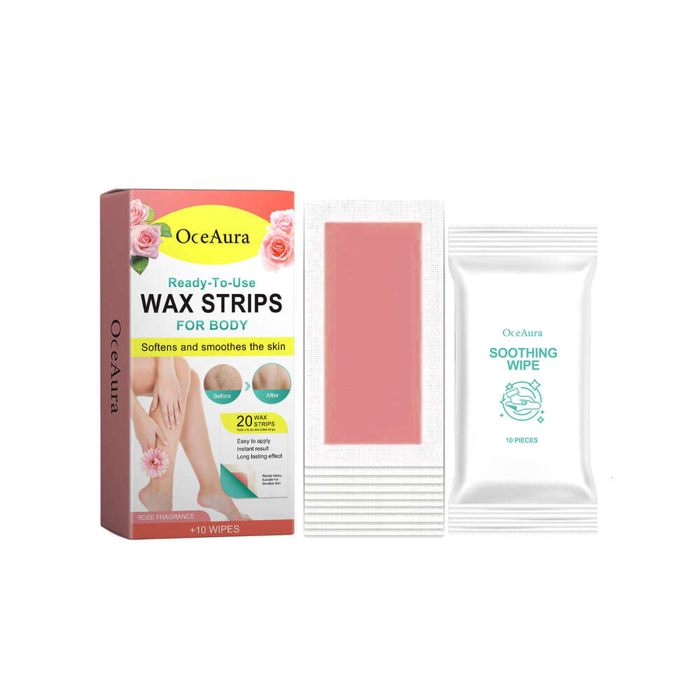 OceAura Rose Underarm Arms Full Body Gentle No Black Spots Hair Removal Wax Strips S260313-image-1097712905