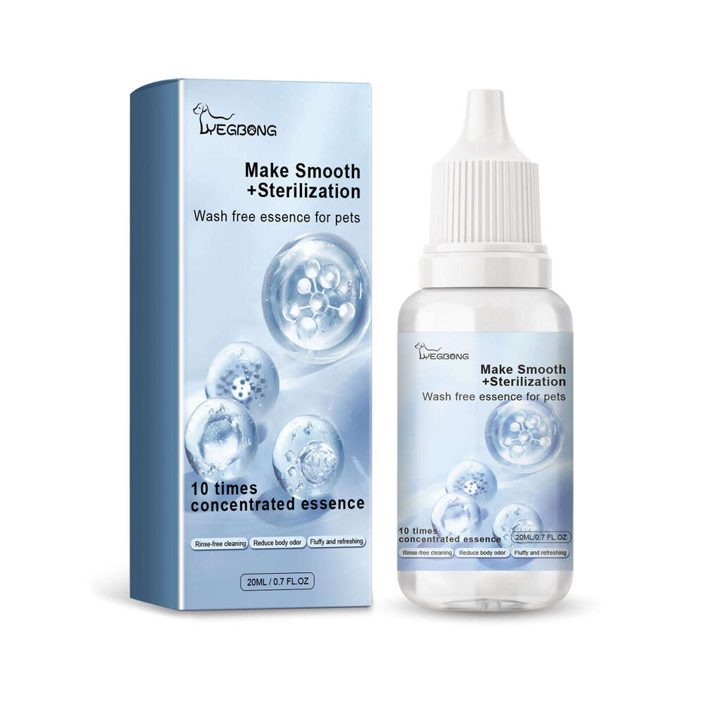 Yegbong Pet No-Rinse Essence Solution for Cats Dogs, Waterless Deodorizing, Cleaning, Smoothing, and Fragrant Hair Care S260313-image-1097712805