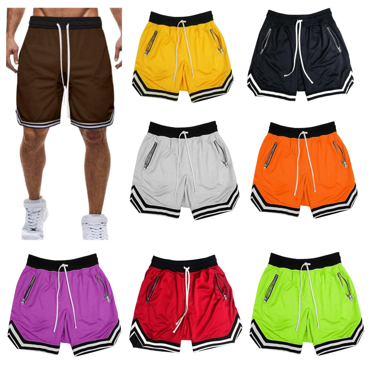 Men's Shorts Basketball Running Sports Shorts Casual Quick-Drying Track Field Breathable Summer Muscle Building Women Sports Shorts