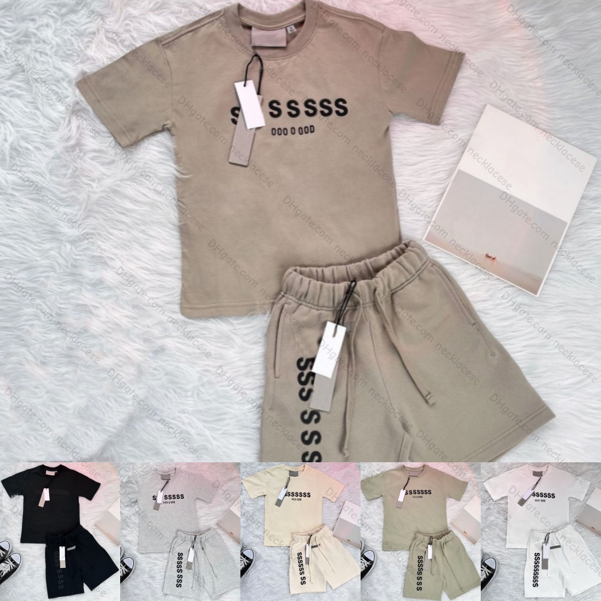 kids clothes designer sets boys casual baby tracksuits kid girls toddlers t-shirts & shorts infants pullover childrens pants black tshirts-image-833549499