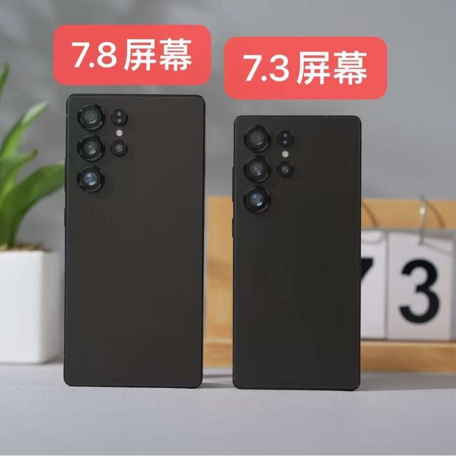 Best-selling S25 Ultra cross-border mobile phone with 1:1 silicone case, perforated ultra-large screen, 7.8inch true 4G network, 8+128GB-image-1105292918