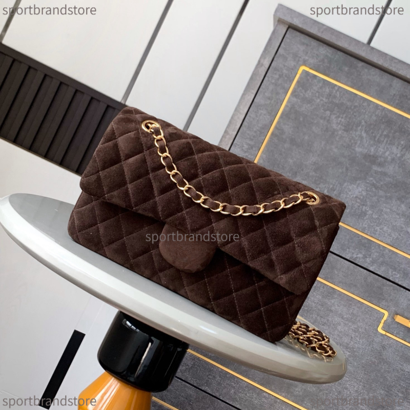 12A Top Quality Suede Bag Designer Bag Woman Shoulder Bag Luxury Cowhide Genuine Leather Crossbody Bag Handbag Cf Classic Flap Bag Tweed Bag Tote Ba