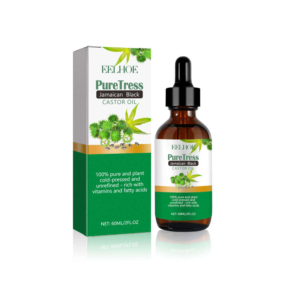 EELHOE Castor Oil Moisturizes Scalp Improves Frizzy Dry Hair Shiny and Glossy Easy Absorption S260313-image-1097712838