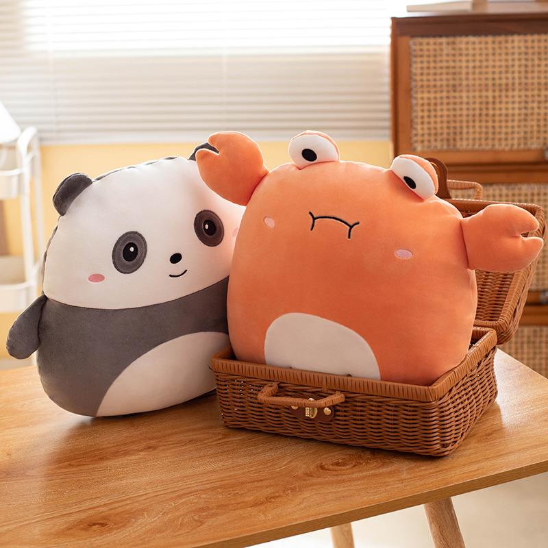 Creative Crab Plush Pillow Cartoon Animal Stuffed Cushion Cute Doll Toy-image-1097732825