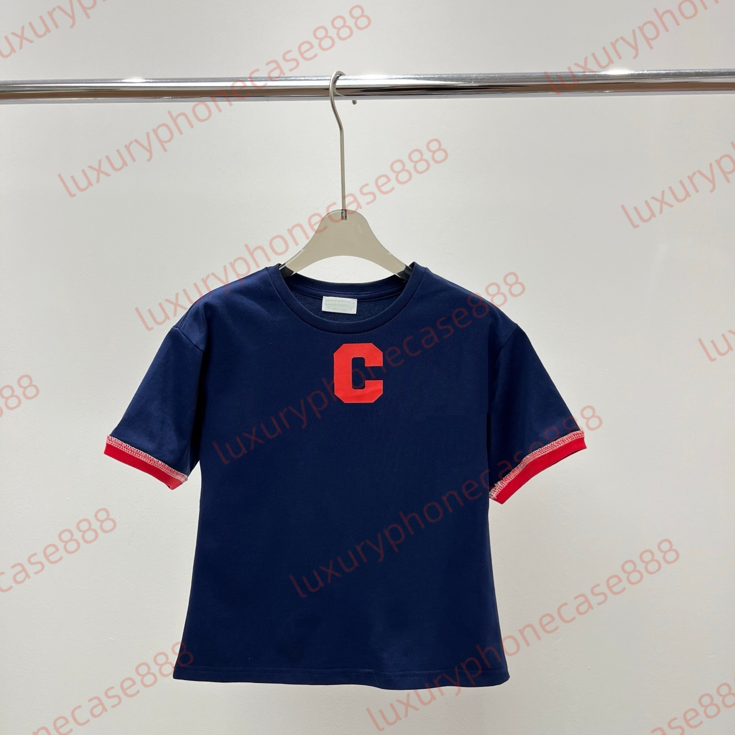 Luxury designer T-shirt kids designer clothes Letter print C cartoon pattern short -shirt M Little Bear high quality cotton t-shirts kids clothes