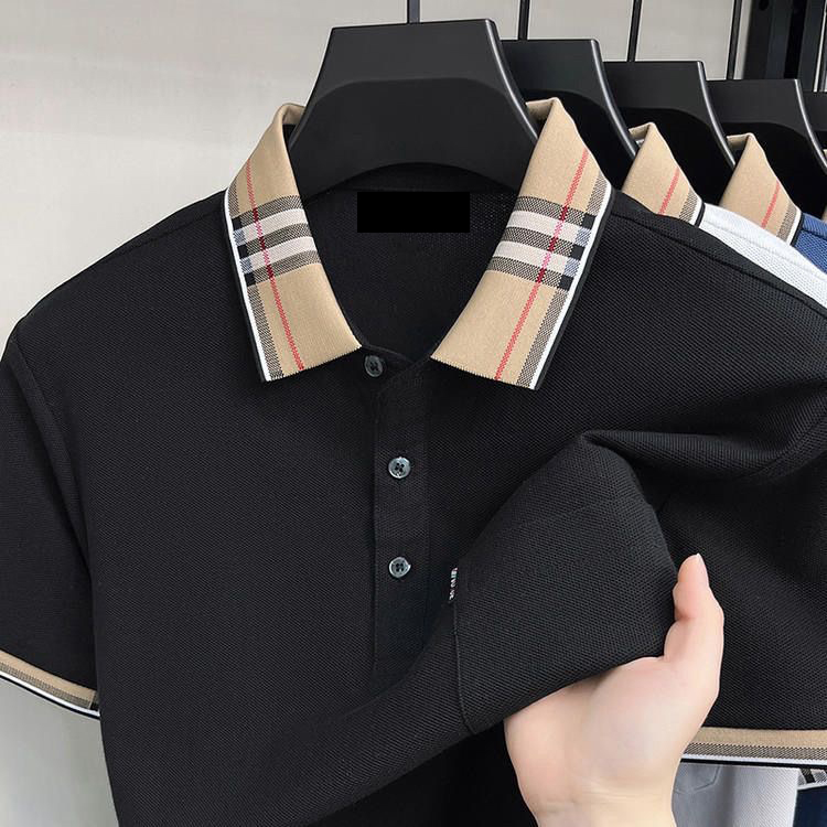 Men's Polo Shirt Designer - Italian Luxury and Simple. Polo Shirt for Summer Casual Wear for Men. Embroidery. Fashion Street Trendy Top. T-Shir