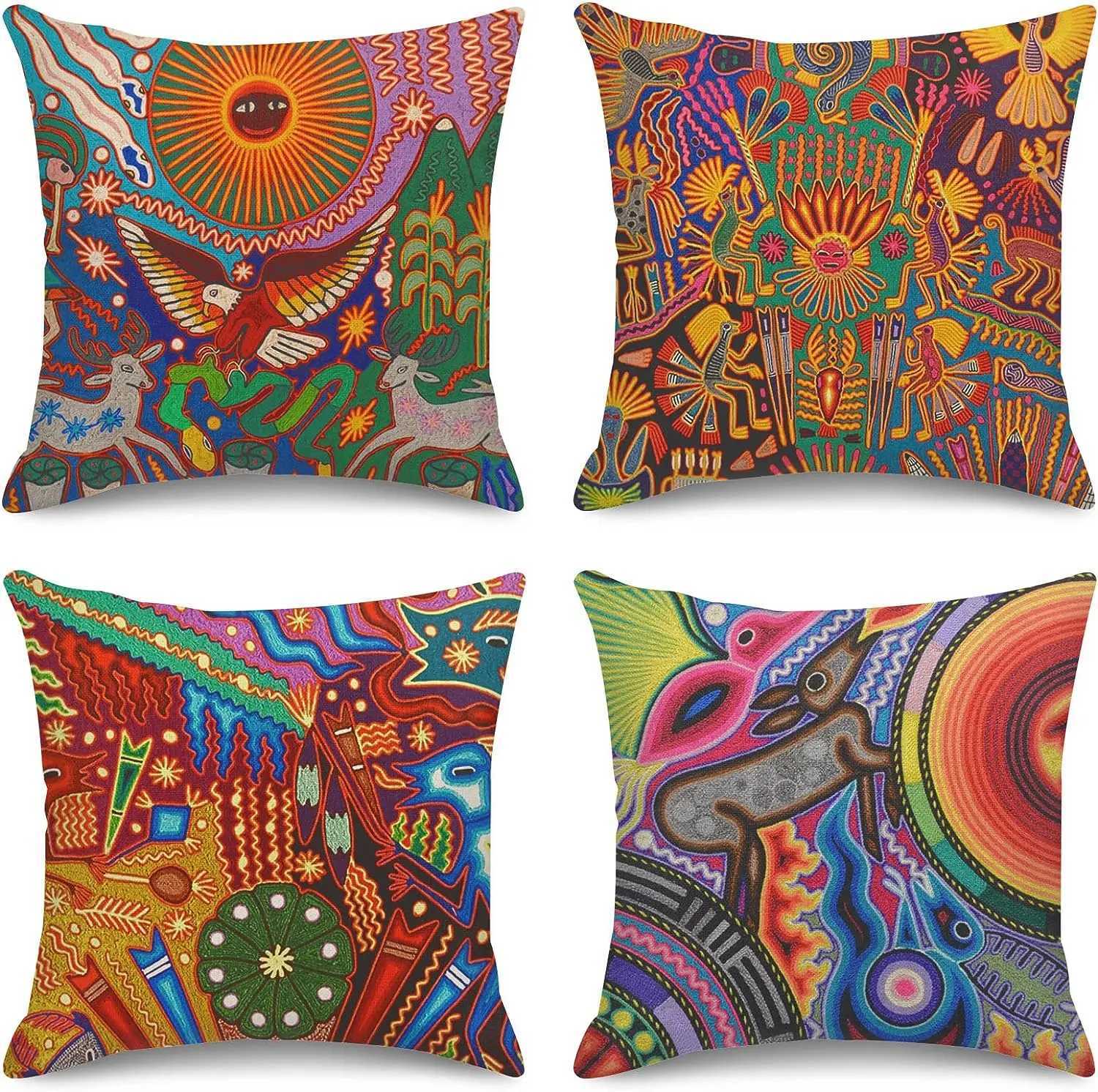 pillowcase Throw Case Home Decoration Cover Colorful Bohemian Style Decorative Outdoor Cushion Sofa Cushion Cover C260314-image-1097935088