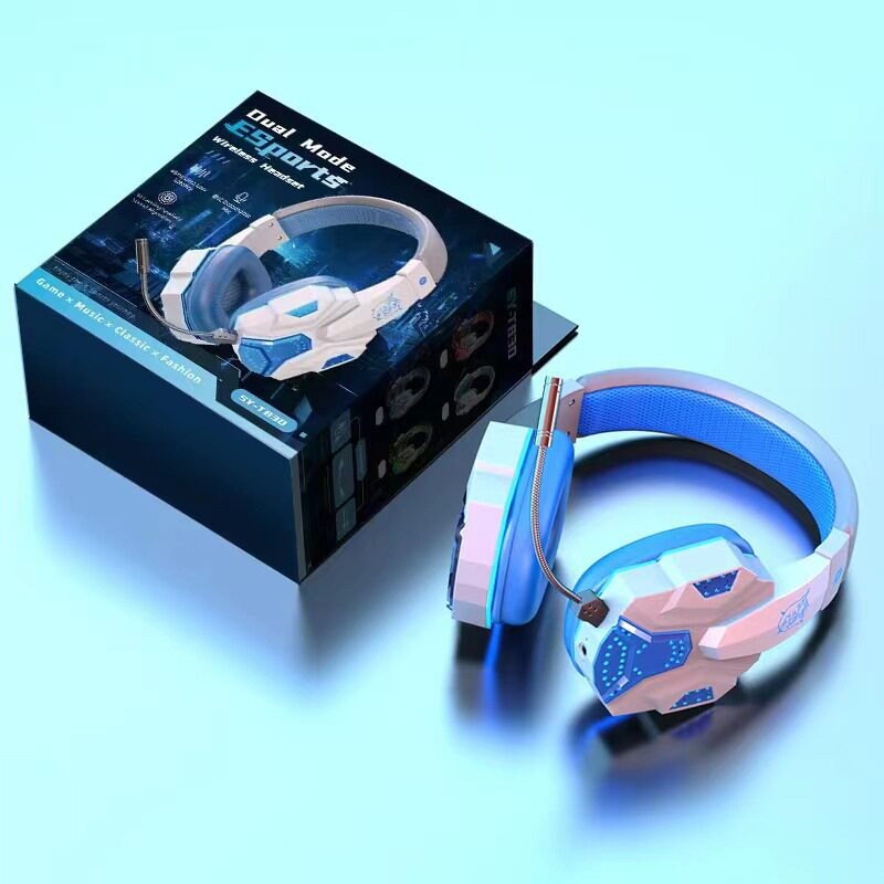 Esports-Focused Stereo Sound Headphones - Portable Ear Covering Design Ideal for Multi-platform Usage-image-1097915192