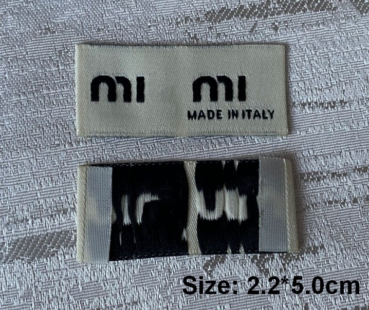 1 Lots = 10PCS New mi Style Fashionable High-Grade Neck Label Handmade Tags Overcoat Coat Jacket Labels Shirt Sweater Tag Mark Free shipping