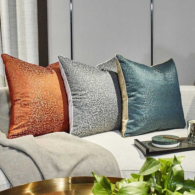 pillowcase Pure Color Stripe Cushion Cover 45x45cm / 30x50cm / 50x50cm Modern Light Luxury Cushion Cover Simple Style Home Cover C260314-image-1097934949