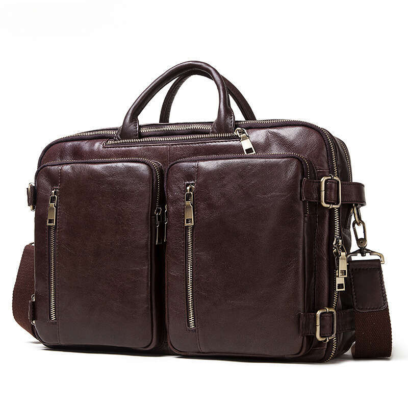 Luxury Shoulder Bags Totes Hobo Business Handbag Genuine Leather Backpack Large Capacity Multifunctional Foreign Trade Men S Bag European And Ame-image-1097948347