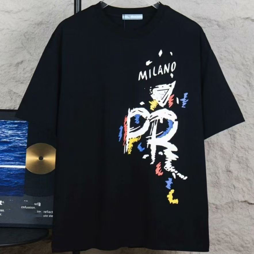Top quality men's T shirts designer style summer fashion latest design casual and comfortable high end brand graffiti print round neck short sl
