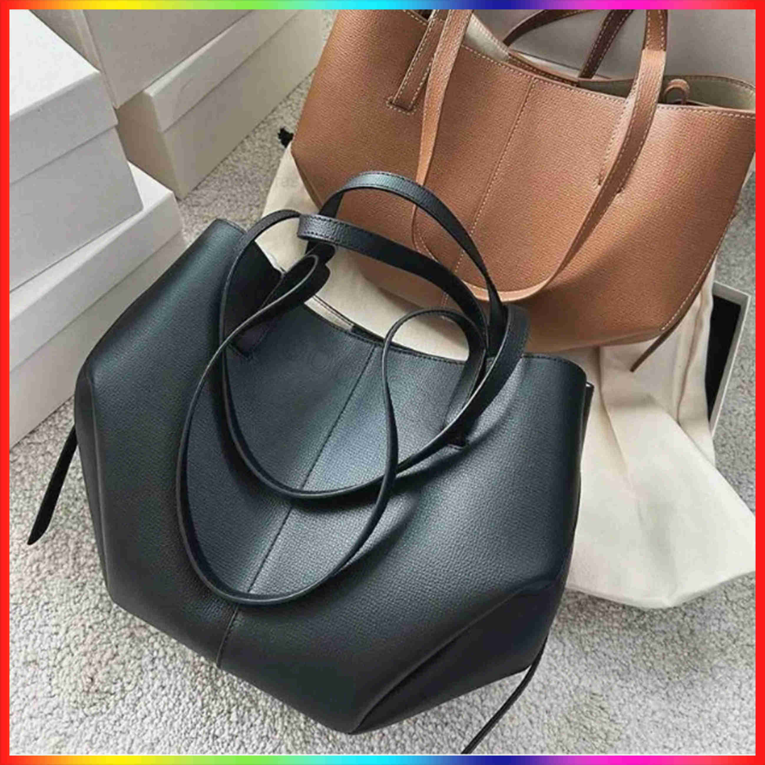10a black Designer Bag Purse cyme real Leather Cross Body Shoulder Bags Womens mens the tote bag luxury handbag weekend Clutch pochette 2size small