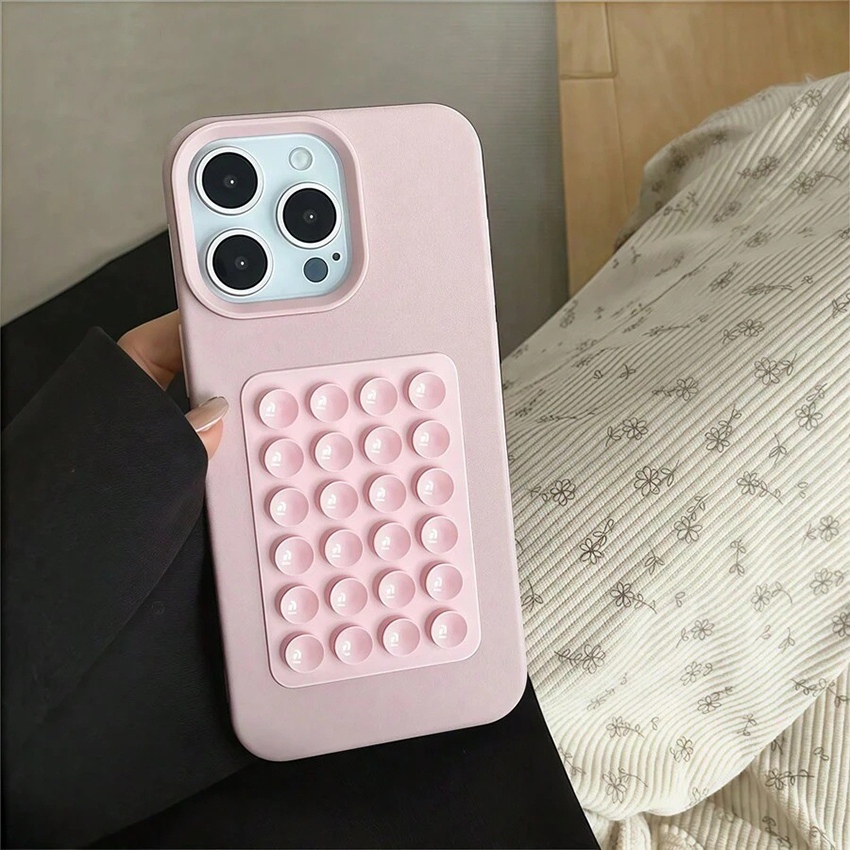 Fun Suction Cup Phone Case For Iphone 16 15 14 13 Pro 12 11 Max Plus 16Pro Candy Color 16Promax Phone Case 15Pro Personalized 15Promax 14Pro Cove