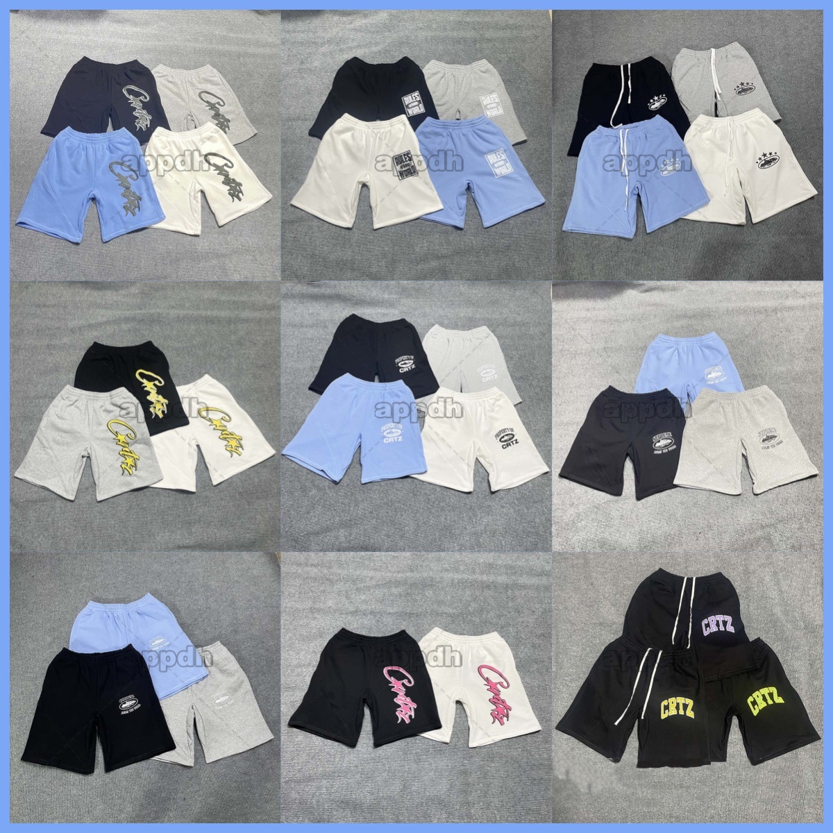 Cortezitys Shorts Designer Men Shorts Printed Shorts Fashionable Hip-Hop Devil's Island Sleeved Mens And Womens Fashion Brand Cotton Street Cas