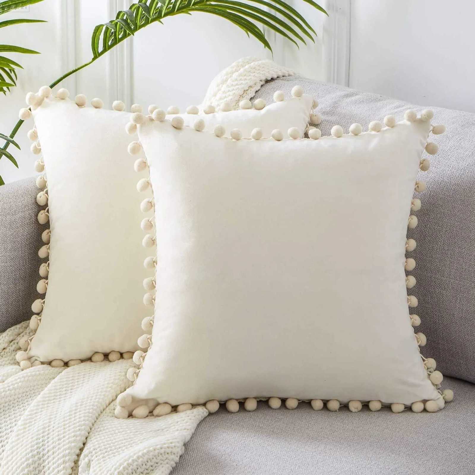 pillowcase Home Velvet Cushion Cover Decor Soft Decorative Case Covers Room Decoration Sofa cases Big3050 4545 50X50 65X65cm C260314-image-1097936052