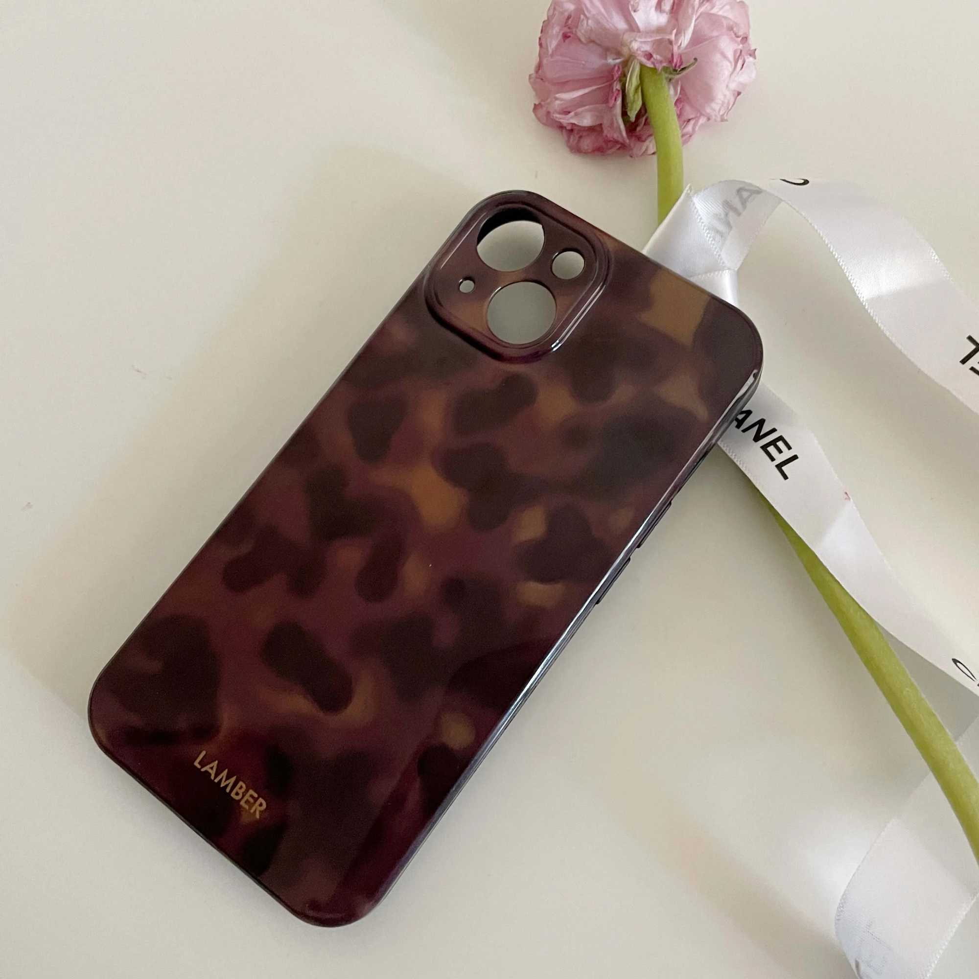 Amber retro brown silicone soft imd shockproof phone case for iphone 14 12 11 13 pro max 15 promax protector back cover H260317-image-1097934528