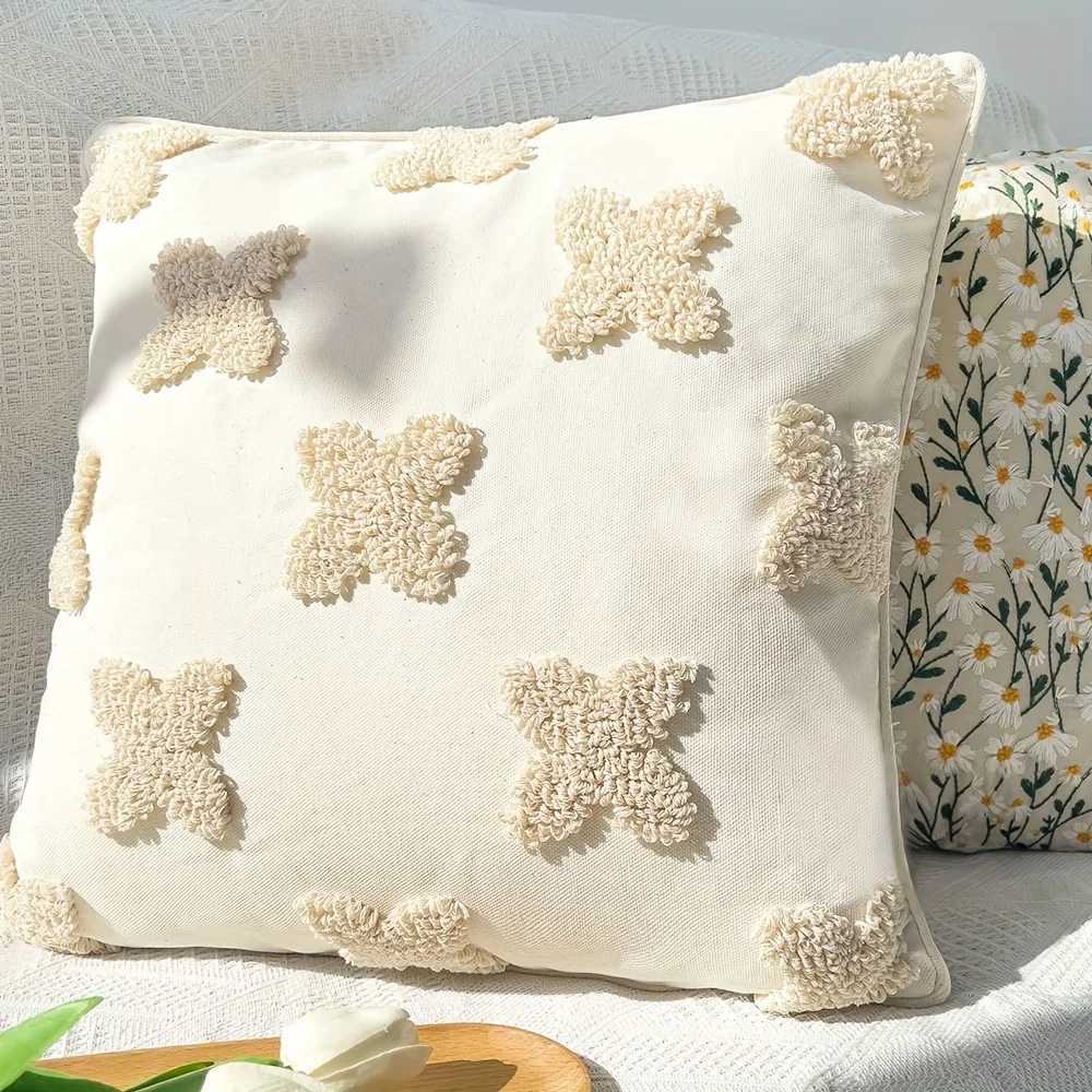 pillowcase Bohemia Style Loop Pile Cushion Cover For Sofa Living Room Decorative Throw Cover Breathable Funda Cojin C260314-image-1097935074