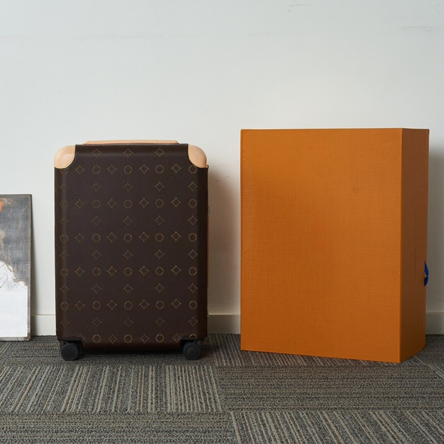 Designer Suitcase Luxury Luggage Genuine Leather Suitcase with wheels Classic Boxes Trolley Case Carry On Travel Bag Password Suitcases Boarding-image-976955984