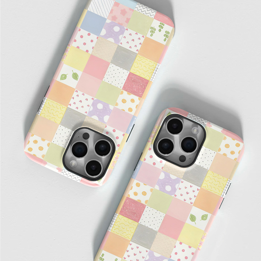 Colorful Plaid Phone Case For Iphone 17 16 15 14 13 Pro 12 11 Max Plus 16Promax Magnetic 17Promax Phone Case 17Pro Double Layer 15Promax 16Pro Co