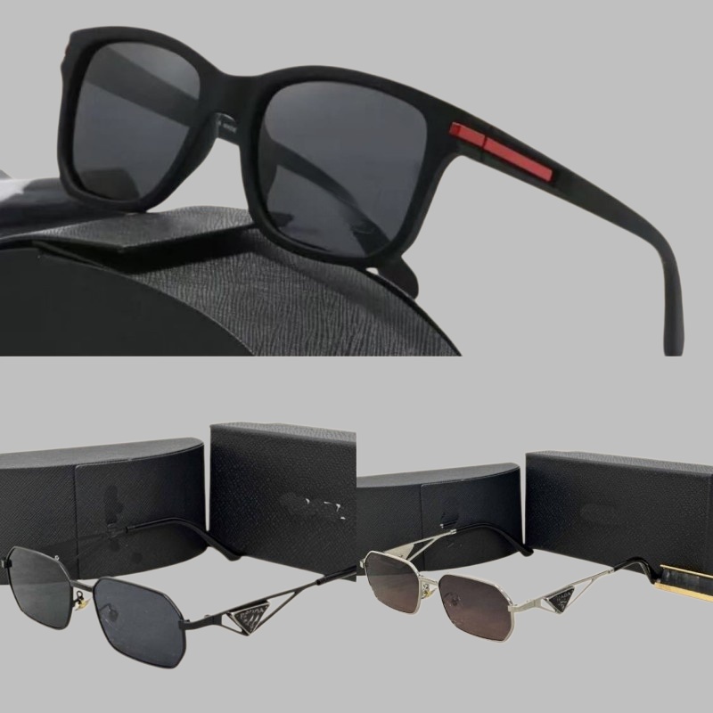 Mens Designer Sunglasses Outdoor Shades women fashion triangle logo luxury Full Frame Sunshade mirror polarized UV400 protection Glasses With box hg