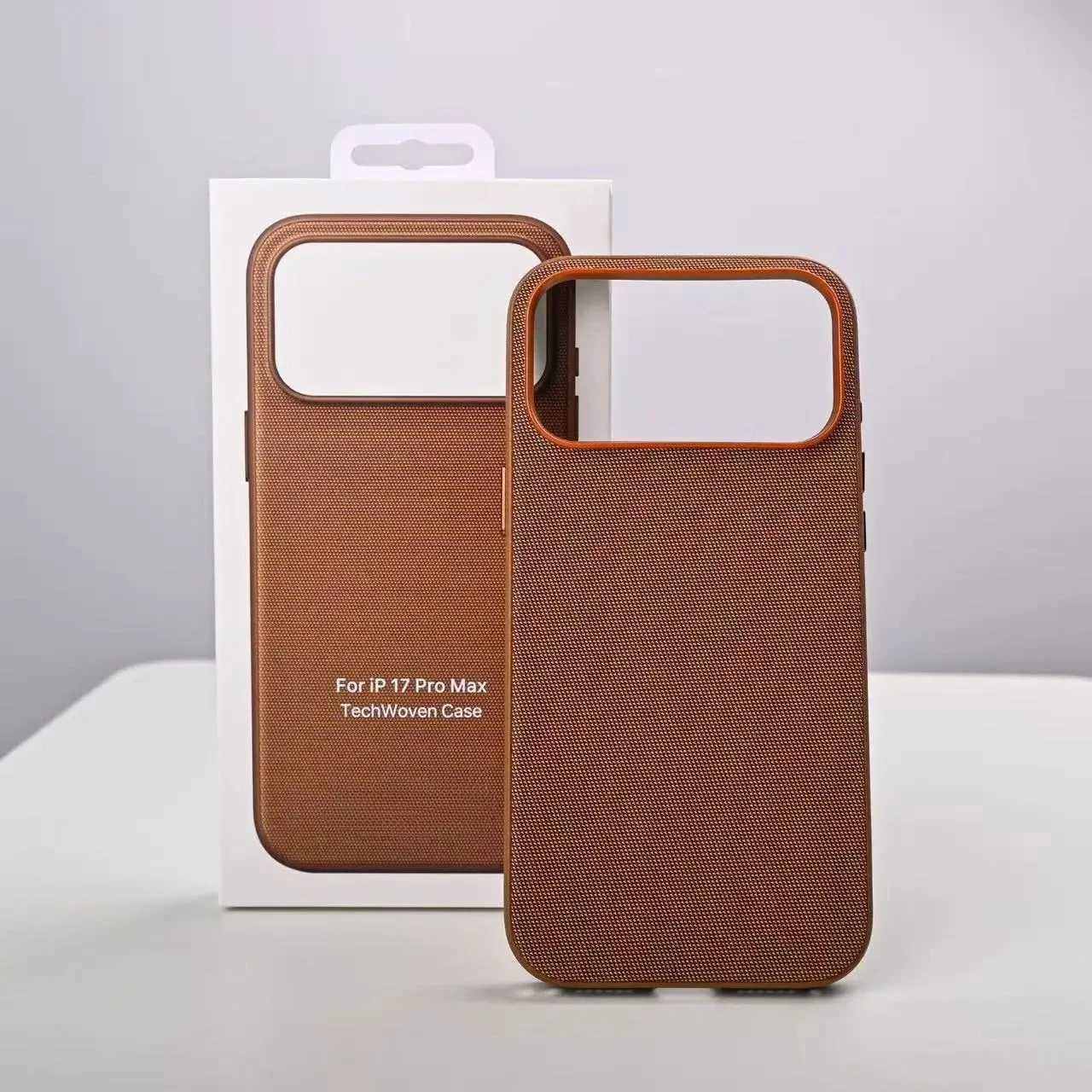 Official 11 High Quality Technology Woven Case for IPhone 17 Pro Max for Magsafe Wireless Charging Protect Cover Animation Case H260317-image-1097934577