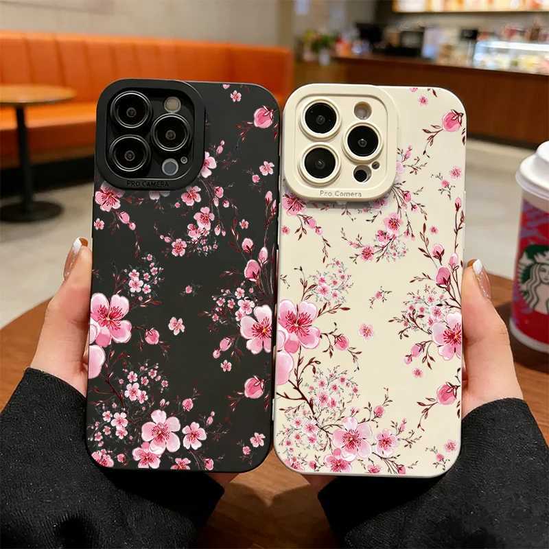 Spring Flower Art Silicone Phone Case For iPhone 16 Pro Max Case iPhone 17 11 12 13 15 14 Pro Max Plus XR 7 XR Anti Fall Funda H260317-image-1097934537