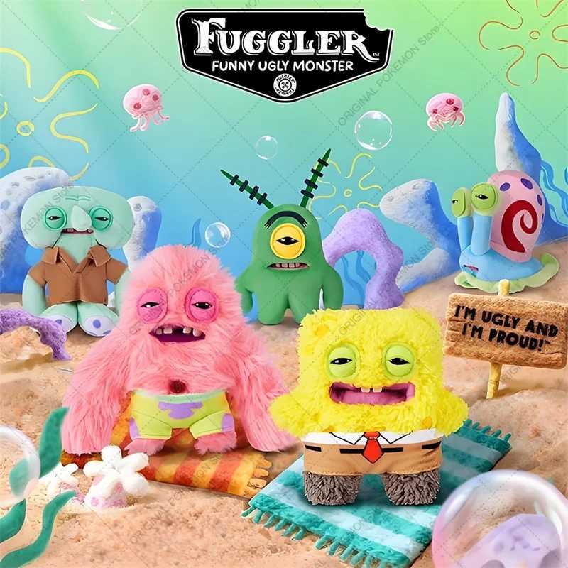 Original Fuggler Ugly Teeth Monster SpongeBob SquarePants Plush Toys Keychains Fugglers Patrick Star Gary Peluche Doll Pendants L251212WH4L-image-1098023277