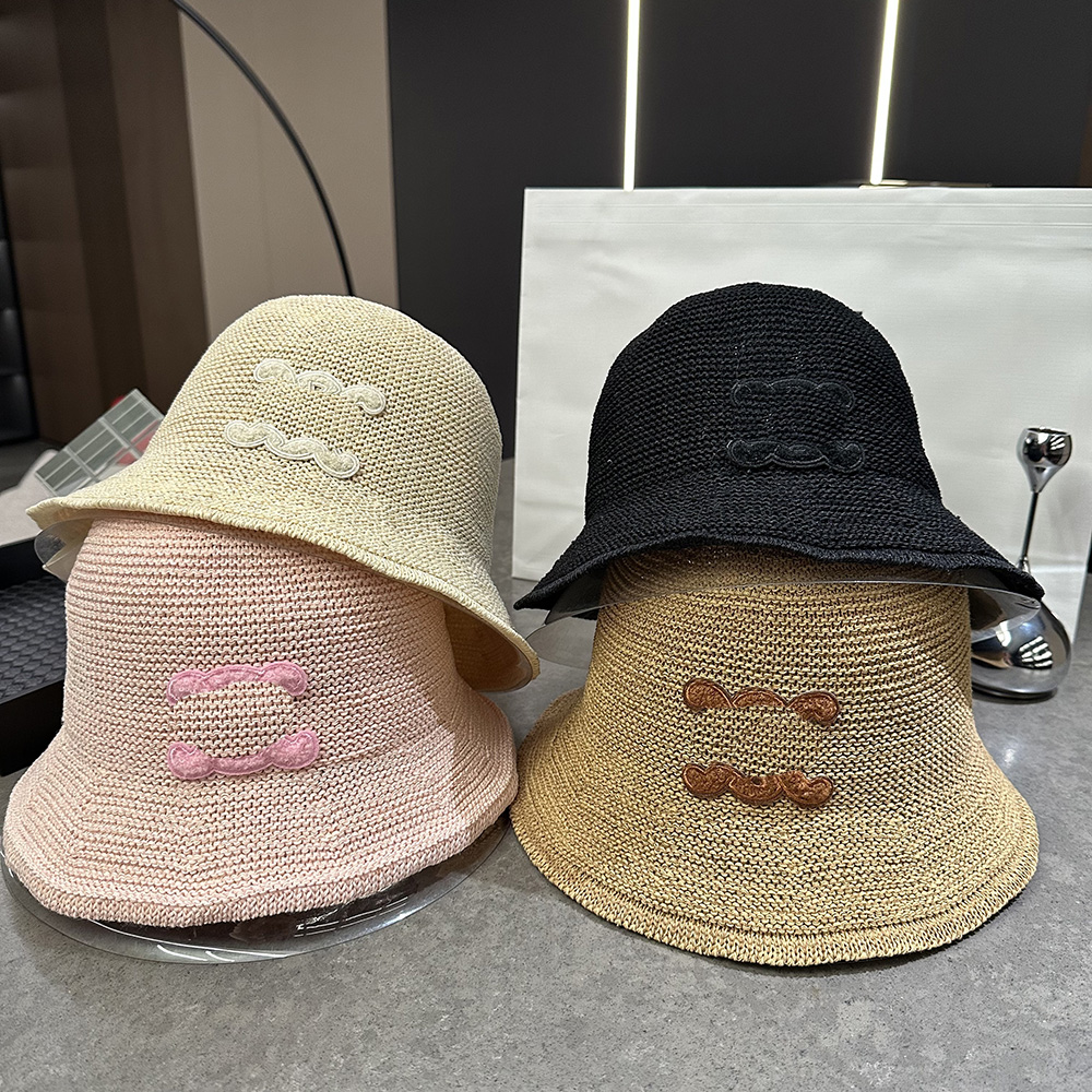 Summer Bucket Hats Designer Straw Hat Luxury Caps Casquette Grass Braid Cap Fitted Crochet Hat Fashion Womens Beach Sunha 666666666666