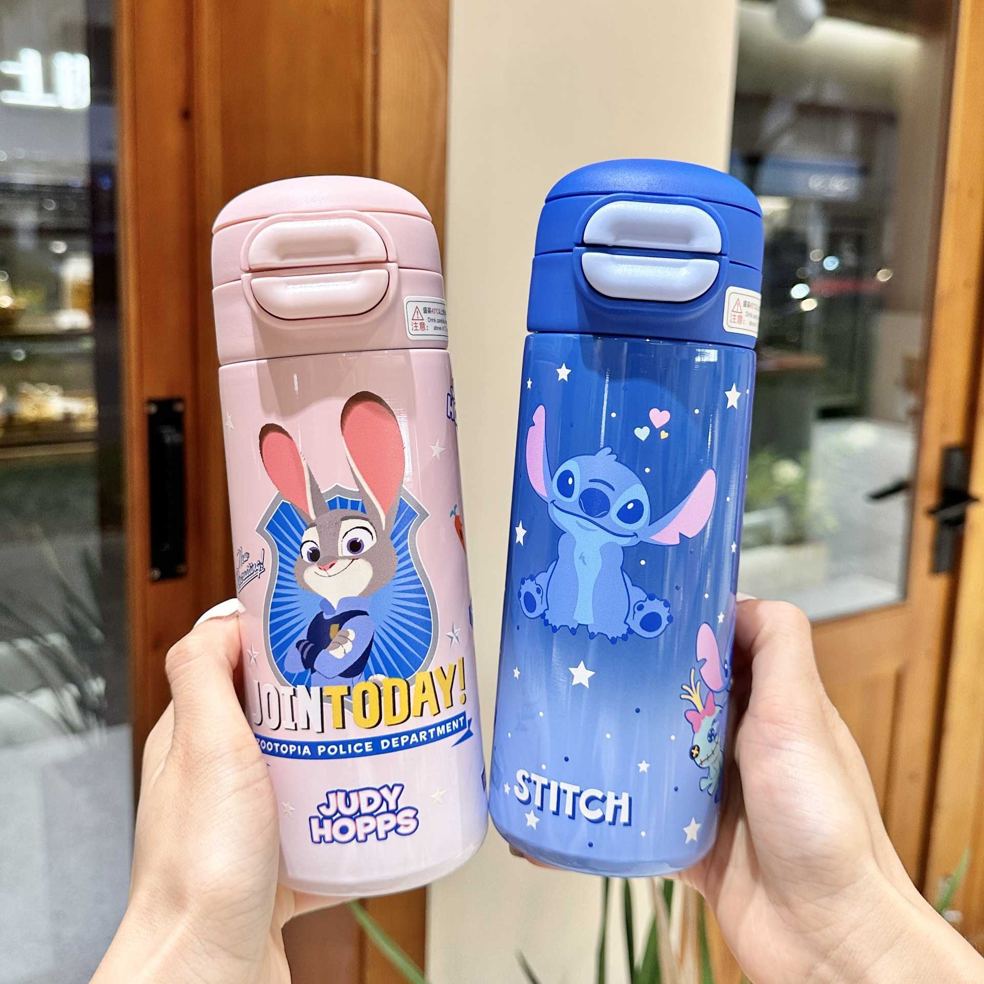 Judy Nick Childrens Insulated Cup Stainless Steel High Appearance Water Bottle with Straw for Students School Double Drinking Insulated Jug L2512-image-1098049303