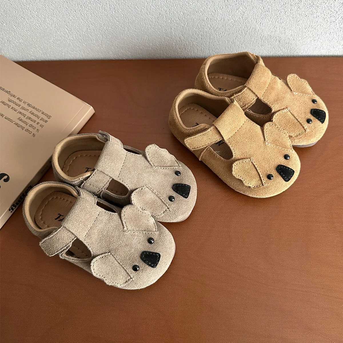 2025 Spring Edition Childrens Genuine Leather Shoes Cartoon Baby Soft soled Sneakers for Boys and Girls 1-3 Years Old Baby ShoeT260317