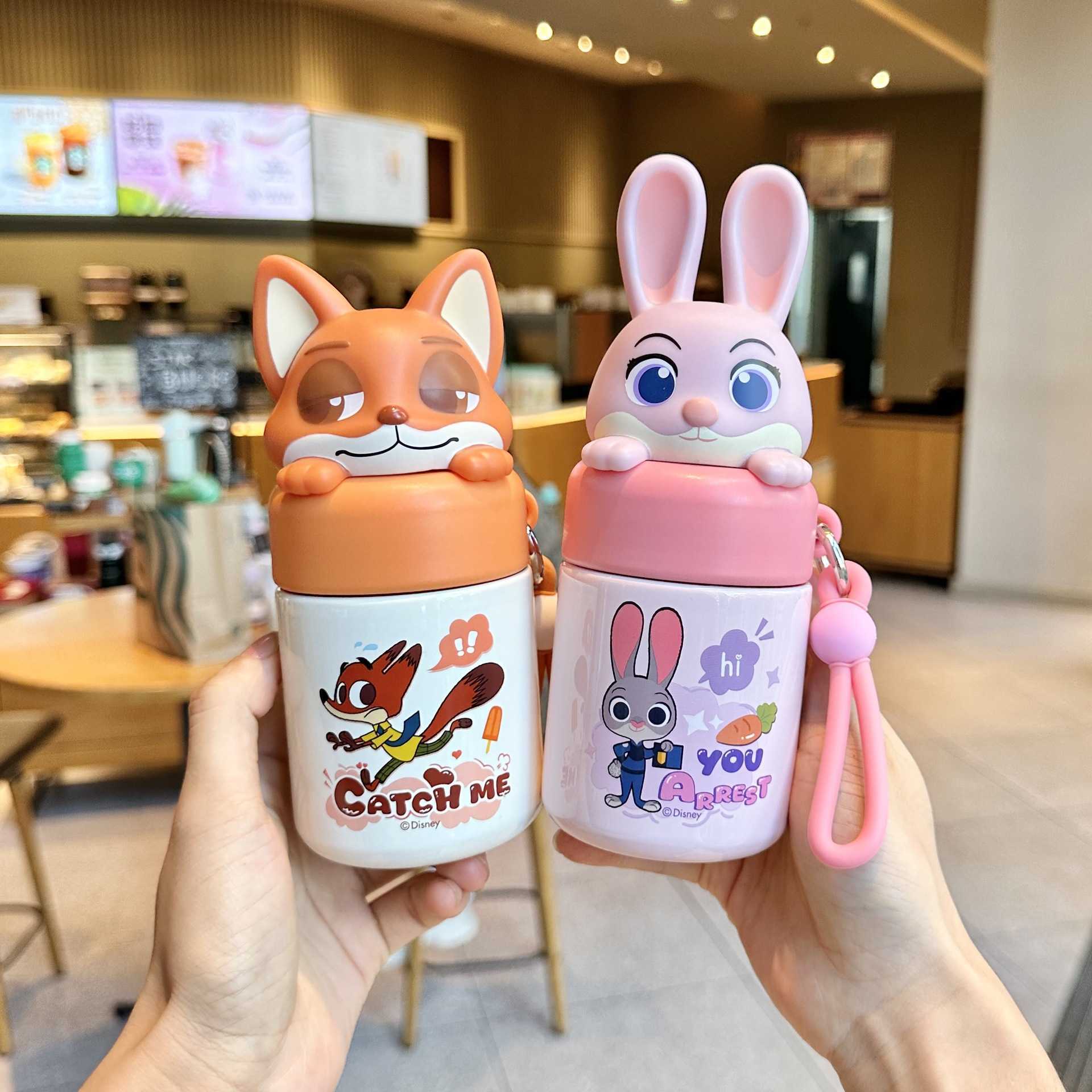 Judy Nick Cute Childrens Insulated Cup Cartoon Doll Water Cup School Breakfast Milk Cup Portable Handy Cup L251212Q7GK-image-1098049945