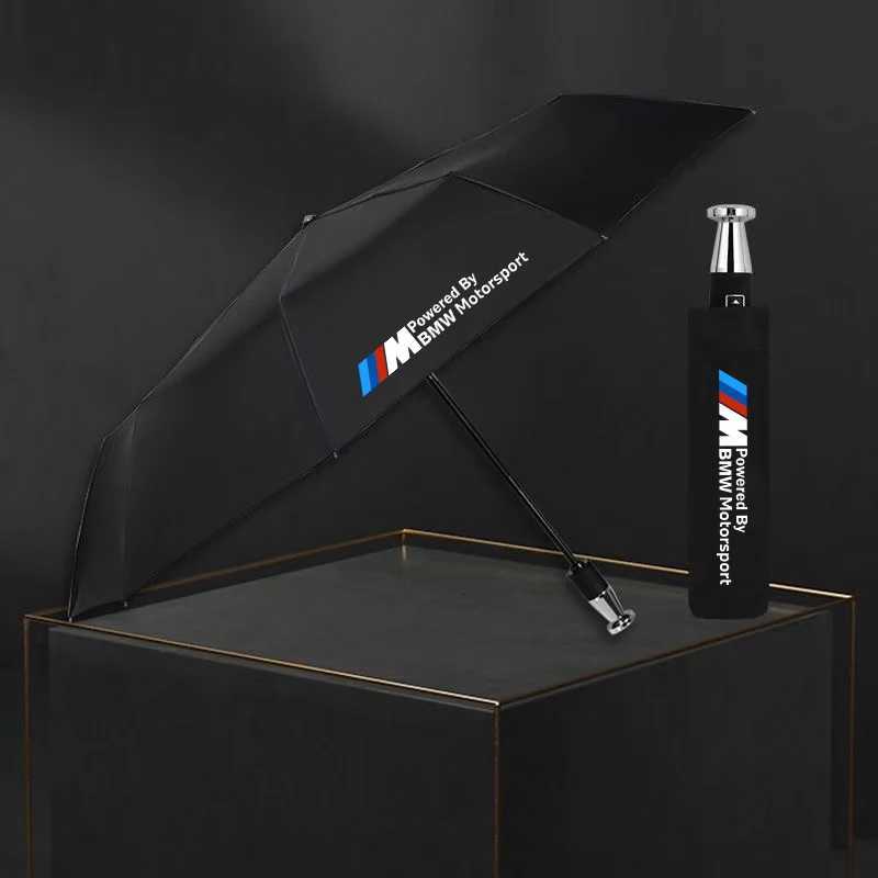 For BMW M Motorsport F10 F15 F25 F30 G20 G30 E39 E46 E60 E90 X1 X3 X4 X5 X6 X7 Car Automatic Folding Windproof Sunshade Umbrella H260318-image-1098061181