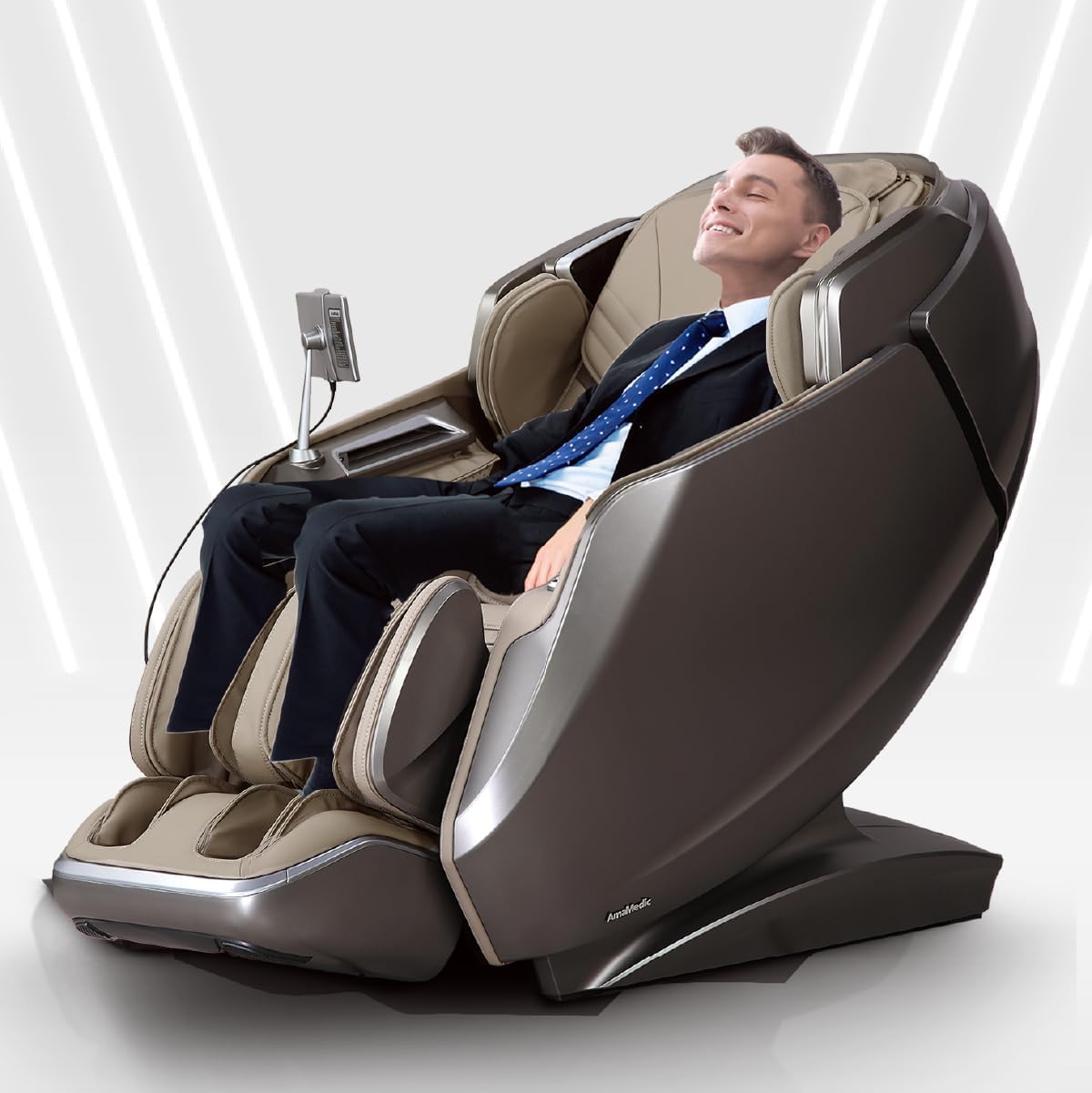 Le plus récent fauteuil de massage 2026 4D pour tout le corps, Revive, capteur d'empreintes digitales de santé, détection de santé AI, piste SL é