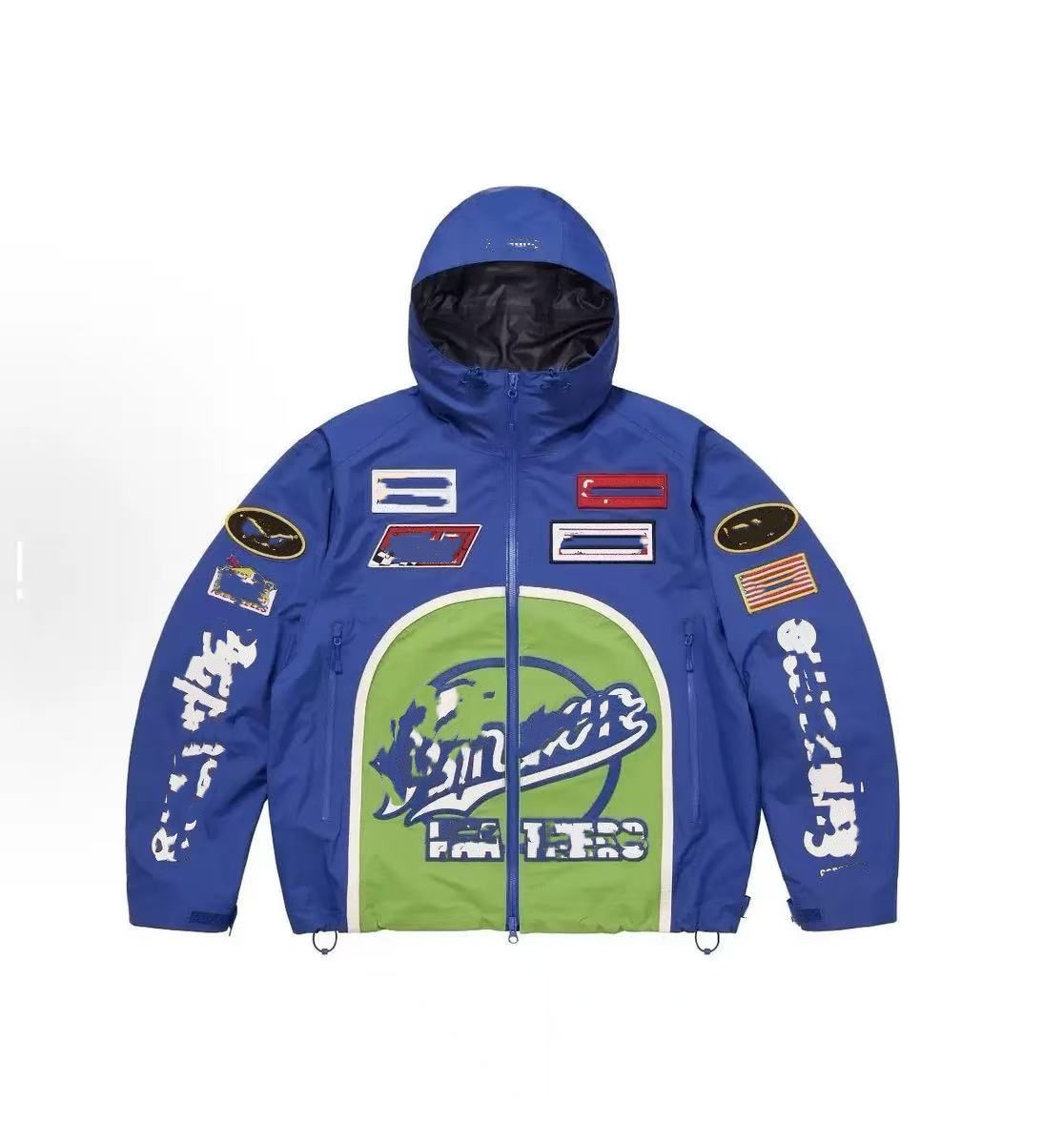 Su newly released limited edition high-end couture top-tier quality jacket, unisex casual micro-logo decal waterproof windbreaker