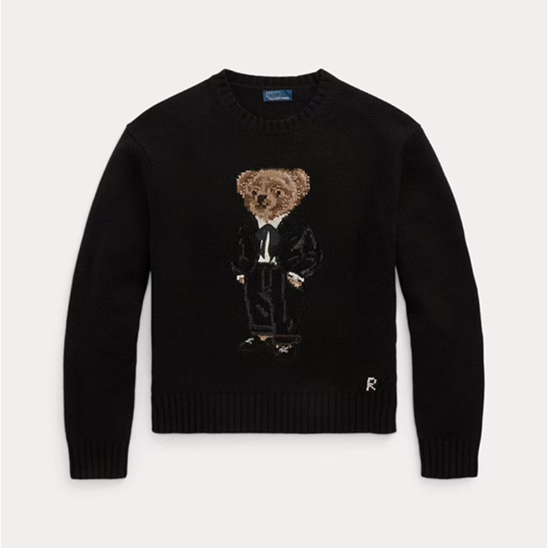 Top Quality Sweater Bear Designer Sweaters Cotton Crewneck Knit Embroidery Soft Basic Pullover Casual Pulls Fashion Knitted Wool 887