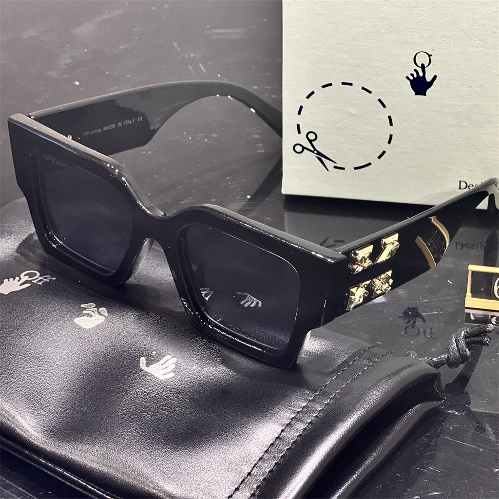 Top Luxury Designer Brand Sunglasses Designer Sunglass yeglass Women Men Glasses Womens off Sun glass UV400 lens White Unisex sun with sunglasses-image-964141199