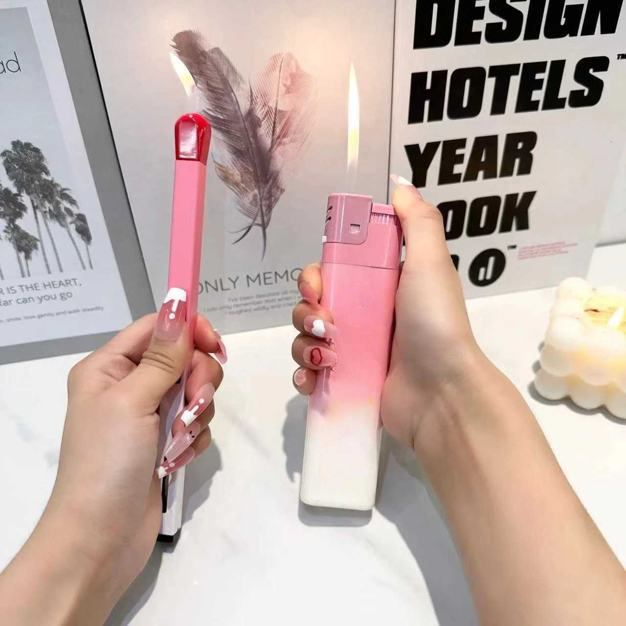 Creative Extended Giant Lighters Large Capacity Extra-Large Durable Smoking Lighter Outdoor MenS Gadgets Gifts C260318-image-1098070392