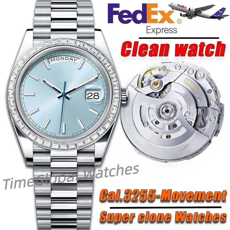 Clean Factory Women's Diary Watch Cal.3255/2836 Movement High Quality Designer Watch 40MM Sapphire Mirror Waterproof Automatic Mechanical Watch
