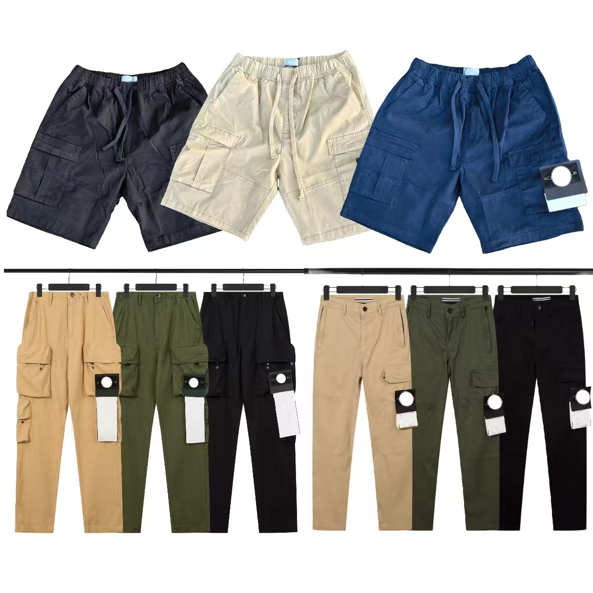 mens pants top quality designers trousers badge patches letters men women zipper track pant cotton casual cargo pants streetwear bib overall sport h
