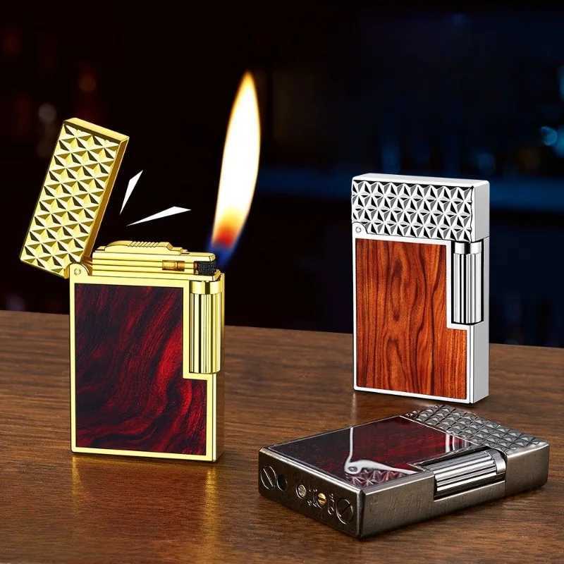Hot Personzed Square Metal Langsheng Lighter Mini Unusual Butane Gas Lighter Cigarette Lighters Smoking Accessories C260318-image-1098071975