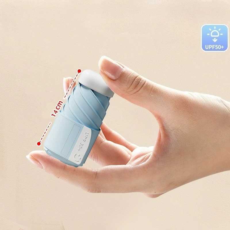New Mini Portable Travel Umbrella Ultra-lightweight Compact Umbrellas for Rain Sun UV Protection for Kids Women Girls H260318-image-1098061300