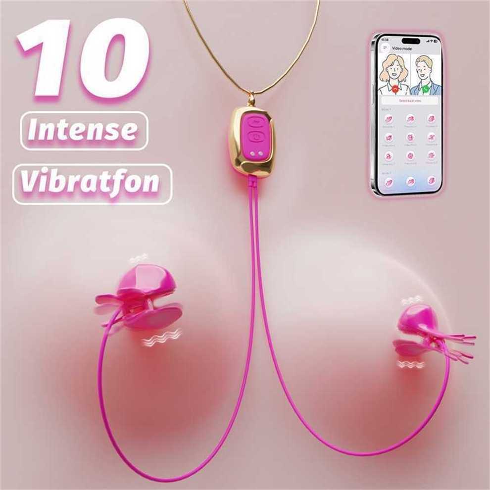 Nipple Clip Sucking Clitoral Breast Vibrator G-spot Stimulator Female Orgasm Flirting Masturbator Adult Products Ha66