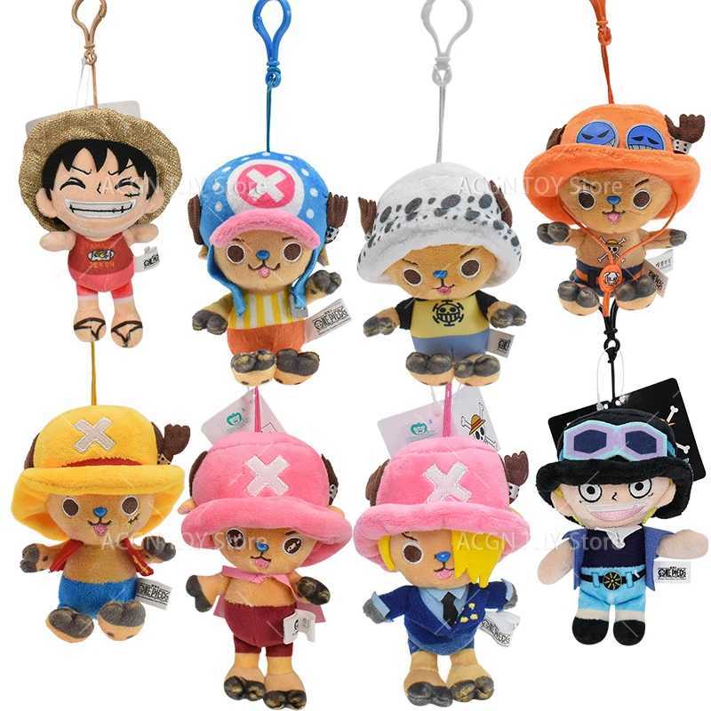 Original One Piece Jouets En Peluche Luffy Chopper Sabo En Peluche Pendentif Poupée En Peluche Anime Mignon Jouet Chopper Poupée Dessin Animé Mei
