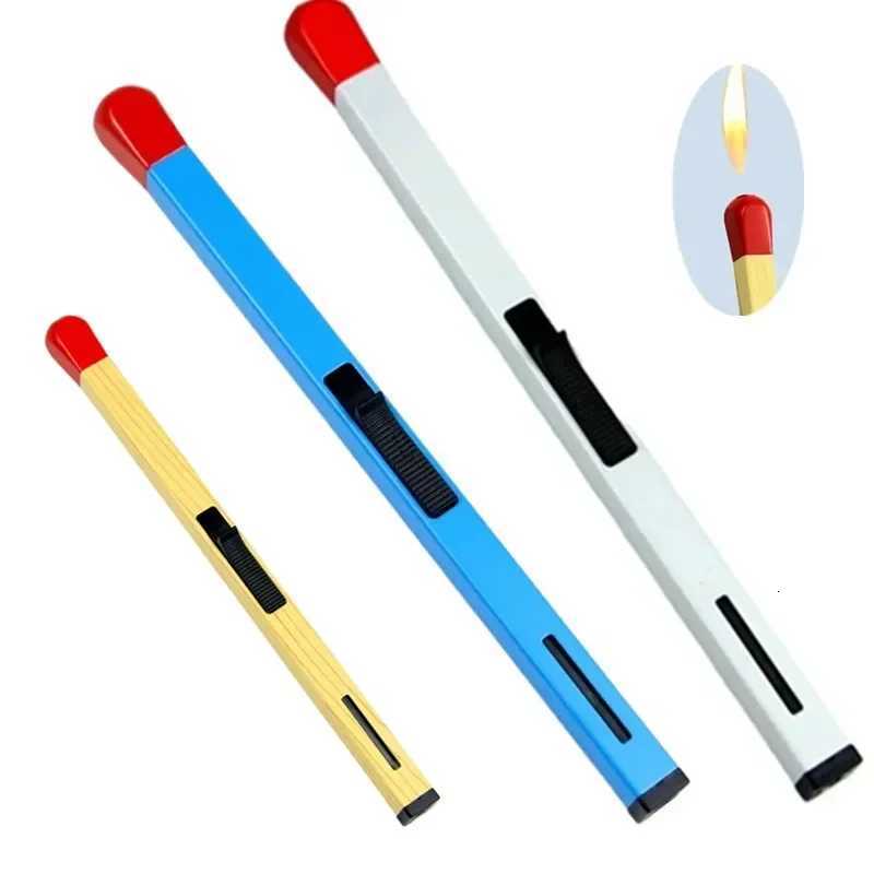 New Glow-in-the-dark Matchstick Open Flame Lighter Creative Home Kitchen Gas Stove Ignition Gun Cute Personzed Gift Tools C260318-image-1098070616