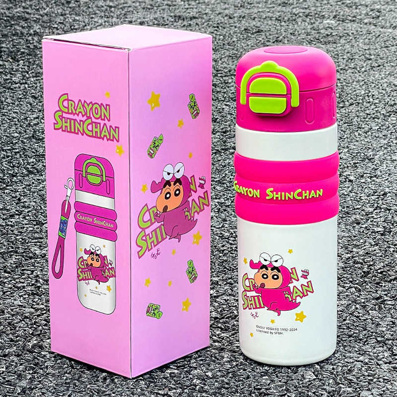 Crayon Shin-chan Childrens Insulated Cup 316 Stainless Steel Large Capacity Water Bottle for Girls Cute Portable Double Drinking Cup L251212OH7B-image-1098048704