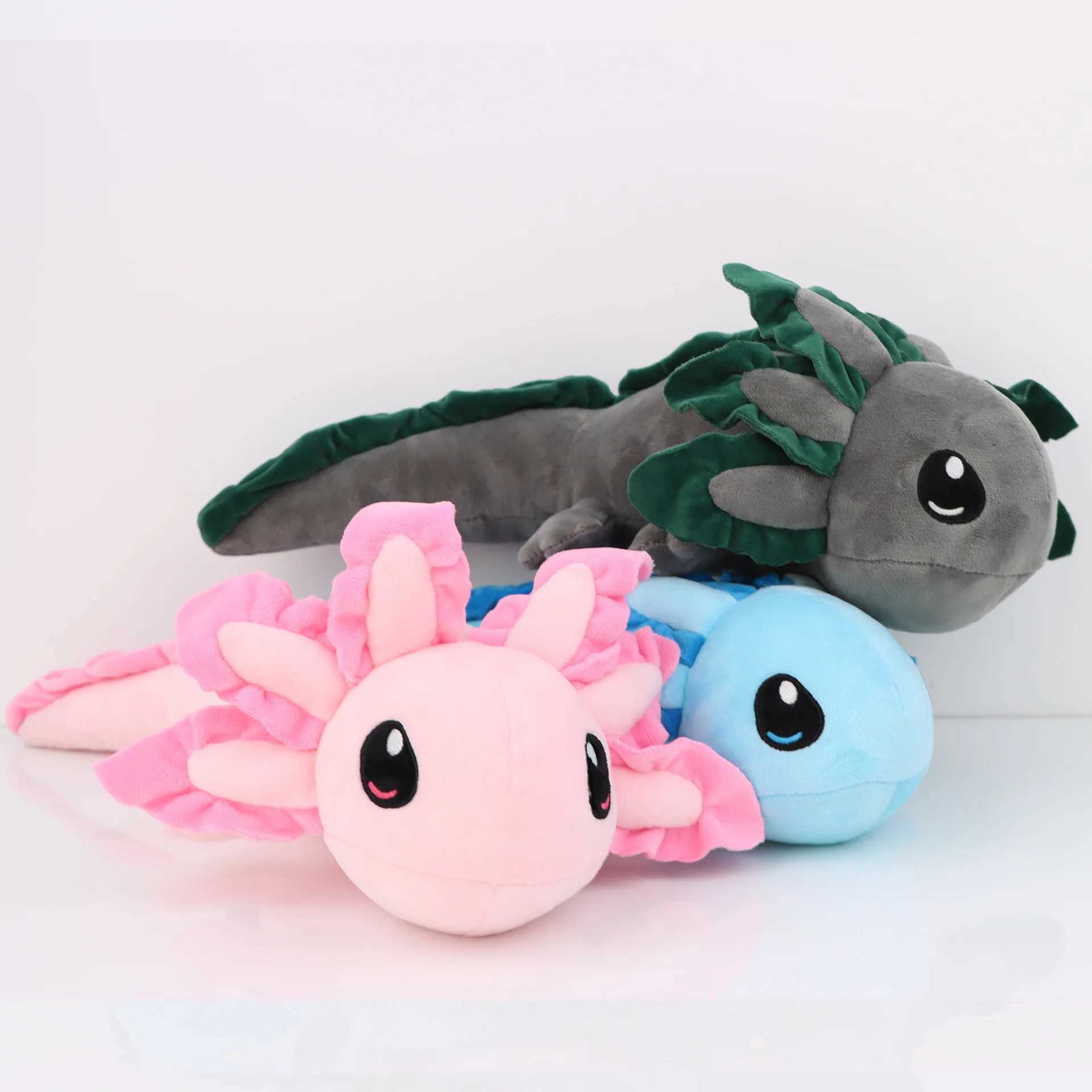 45cm Pink Axolotl Plush Toy Kawaii Axolotl Plush Dolls Soft Stuffedl Plush Animal Toys Christmas Birthday Gift Toy L25121234KU-image-1098019707