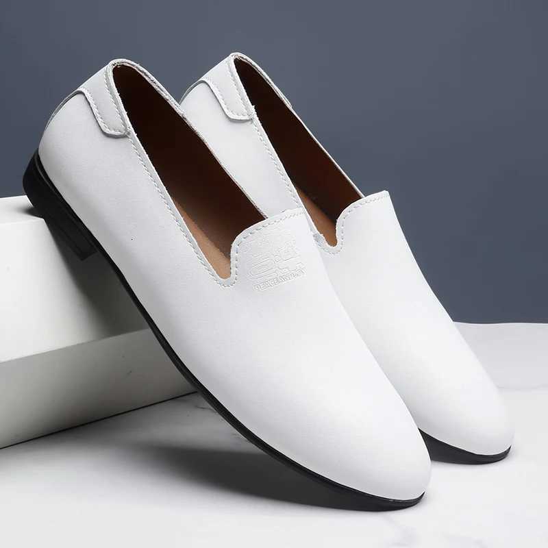 Arrival Mens New Leater Loafers Slip on Business Man Dress Soes Comfortable Driving Male Casual Walking FootwearZ260317 M260805
