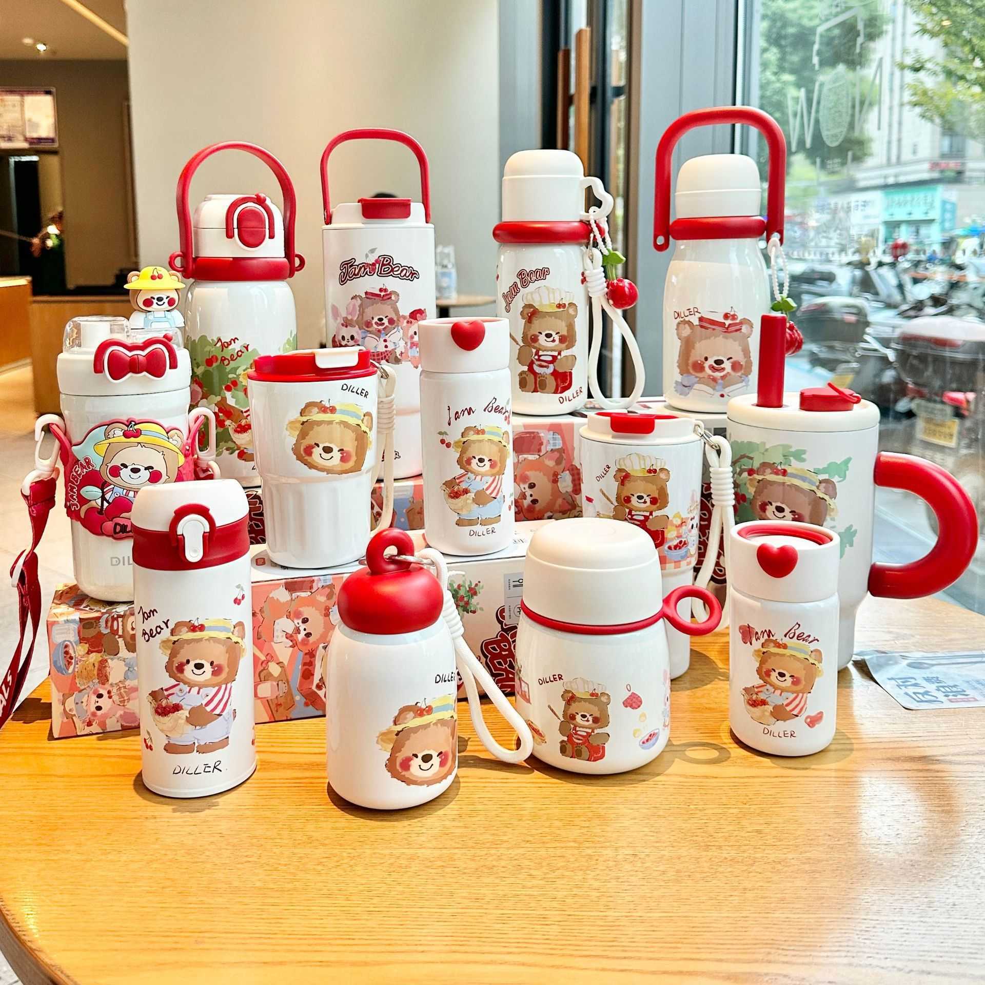 Kuromi Childrens Insulated Cup for Girls 2025 New High-Value Student School-Specific Portable Straw Water Bottle L251212HS9L-image-1098050613